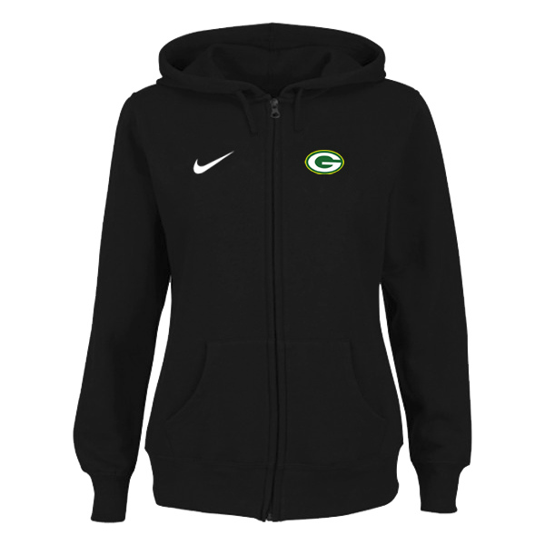 Women Green Bay Packers Tailgater Full Zip Hoodie - Black,We sell and wholesale Women Green Bay Packers Tailgater Full Zip Hoodie - Black on line form chian!