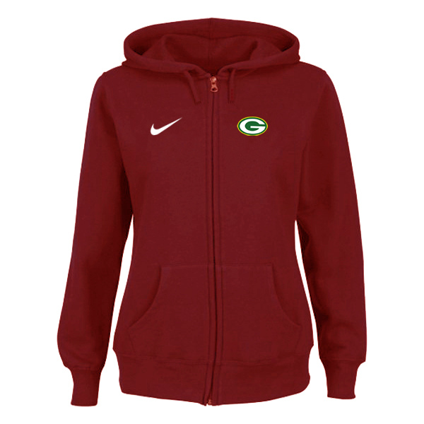 Women Green Bay Packers Tailgater Full Zip Hoodie - Red,We sell and wholesale Women Green Bay Packers Tailgater Full Zip Hoodie - Red on line form chian!