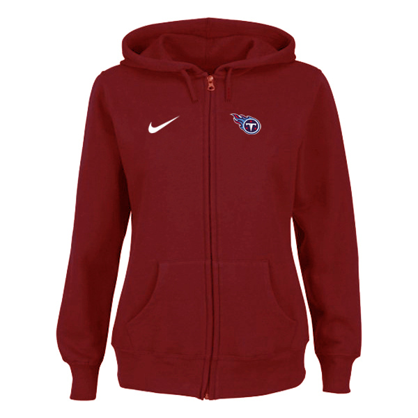 Women Tennessee Titans Tailgater Full Zip Hoodie - Red,We sell and wholesale Women Tennessee Titans Tailgater Full Zip Hoodie - Red on line form chian!