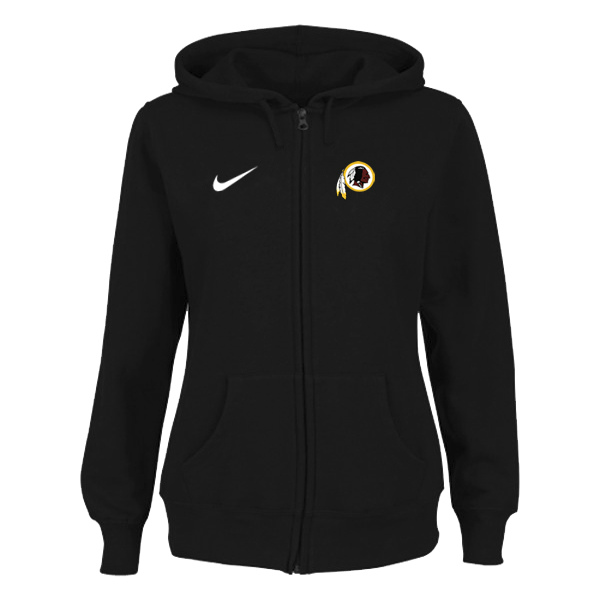 Women Washington Redskins Tailgater Full Zip Hoodie - Black,We sell and wholesale Women Washington Redskins Tailgater Full Zip Hoodie - Black on line form chian!