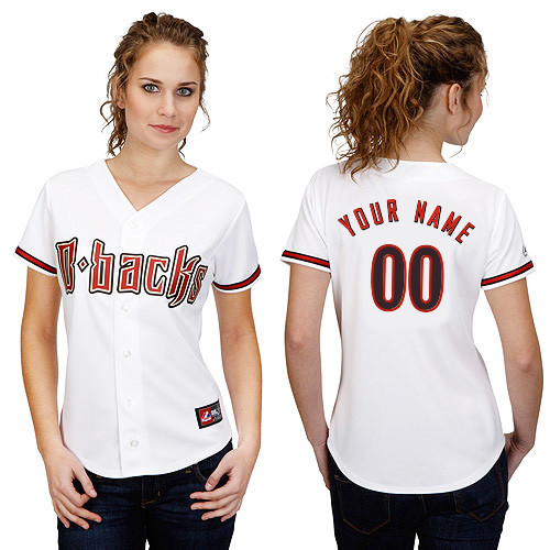 Customized Arizona Diamondbacks Baseball Jersey-Women's Stitched Home White Cool Base MLB Jersey,We sell and wholesale Customized Arizona Diamondbacks Baseball Jersey-Women's Stitched Home White Cool Base MLB Jersey on line form chian!