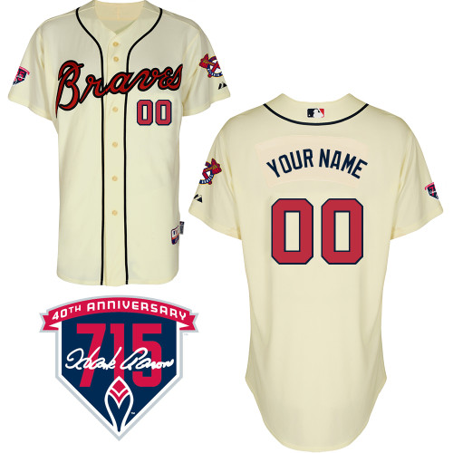 Customized Atlanta Braves MLB Jersey-Men's Stitched Alternate Cream Cool Base Baseball Jersey,We sell and wholesale Customized Atlanta Braves MLB Jersey-Men's Stitched Alternate Cream Cool Base Baseball Jersey on line form chian!
