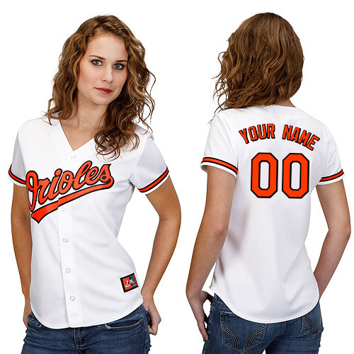 Customized Baltimore Orioles Baseball Jersey-Women's Stitched Home White Cool Base MLB Jersey,We sell and wholesale Customized Baltimore Orioles Baseball Jersey-Women's Stitched Home White Cool Base MLB Jersey on line form chian!