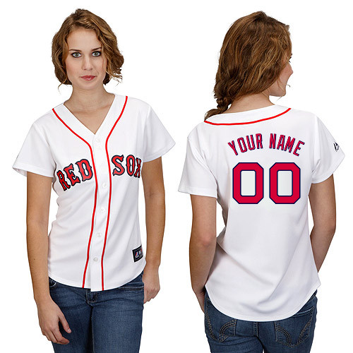 Customized Boston Red Sox Baseball Jersey-Women's Stitched Home White Cool Base MLB Jersey,We sell and wholesale Customized Boston Red Sox Baseball Jersey-Women's Stitched Home White Cool Base MLB Jersey on line form chian!