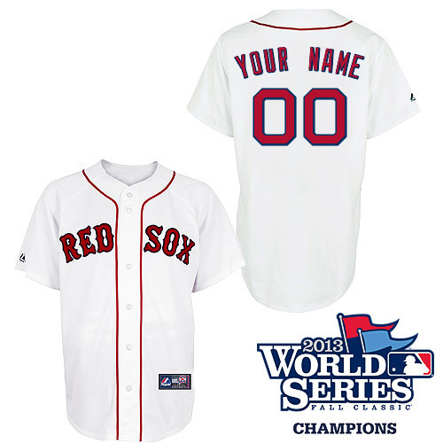Customized Boston Red Sox MLB Jersey-Men's Stitched 2013 World Series Champions Home White Baseball Jersey,We sell and wholesale Customized Boston Red Sox MLB Jersey-Men's Stitched 2013 World Series Champions Home White Baseball Jersey on line form chian!