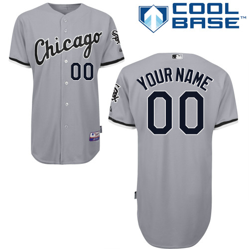 Customized Chicago White Sox MLB Jersey-Men's Stitched Road Gray Cool Base Baseball Jersey,We sell and wholesale Customized Chicago White Sox MLB Jersey-Men's Stitched Road Gray Cool Base Baseball Jersey on line form chian!