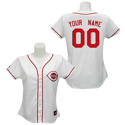 Customized Cincinnati Reds Baseball Jersey-Women's Stitched Home White Cool Base MLB Jersey,We sell and wholesale Customized Cincinnati Reds Baseball Jersey-Women's Stitched Home White Cool Base MLB Jersey on line form chian!