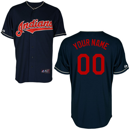 Customized Cleveland Indians Baseball Jersey-Women's Stitched Alternate Dark Blue Cool Base MLB Jersey,We sell and wholesale Customized Cleveland Indians Baseball Jersey-Women's Stitched Alternate Dark Blue Cool Base MLB Jersey on line form chian!