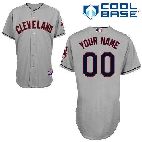 Customized Cleveland Indians Baseball Jersey-Women's Stitched Road Gray Cool Base MLB Jersey,We sell and wholesale Customized Cleveland Indians Baseball Jersey-Women's Stitched Road Gray Cool Base MLB Jersey on line form chian!