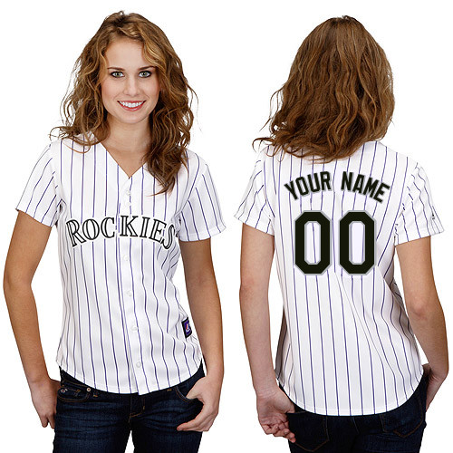 Customized Colorado Rockies Baseball Jersey-Women's Stitched Home White Cool Base MLB Jersey,We sell and wholesale Customized Colorado Rockies Baseball Jersey-Women's Stitched Home White Cool Base MLB Jersey on line form chian!