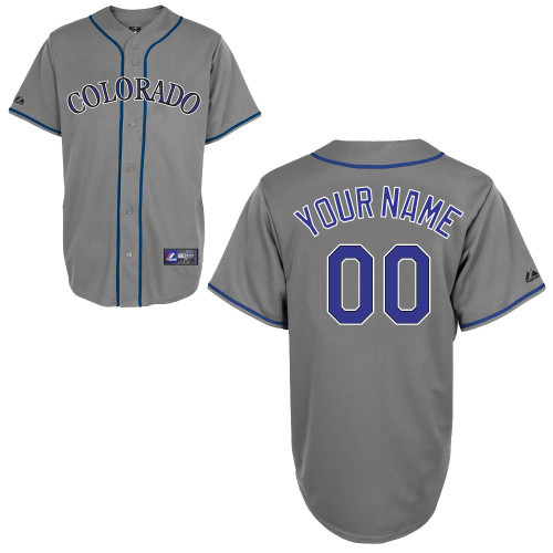 Customized Colorado Rockies Baseball Jersey-Women's Stitched Road Gray Cool Base MLB Jersey,We sell and wholesale Customized Colorado Rockies Baseball Jersey-Women's Stitched Road Gray Cool Base MLB Jersey on line form chian!