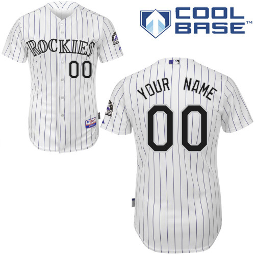 Customized Colorado Rockies MLB Jersey-Men's Stitched Home White Cool Base Baseball Jersey,We sell and wholesale Customized Colorado Rockies MLB Jersey-Men's Stitched Home White Cool Base Baseball Jersey on line form chian!