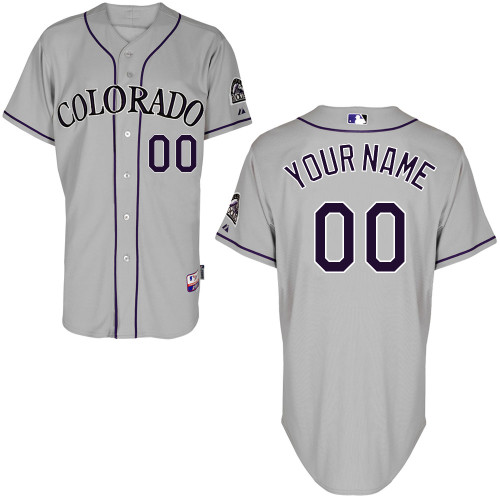 Customized Colorado Rockies MLB Jersey-Men's Stitched Road Gray Cool Base Baseball Jersey,We sell and wholesale Customized Colorado Rockies MLB Jersey-Men's Stitched Road Gray Cool Base Baseball Jersey on line form chian!