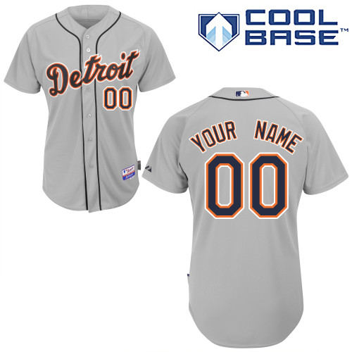 Customized Detroit Tigers MLB Jersey-Men's Stitched Road Gray Cool Base Baseball Jersey,We sell and wholesale Customized Detroit Tigers MLB Jersey-Men's Stitched Road Gray Cool Base Baseball Jersey on line form chian!