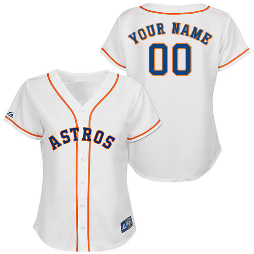 Customized Houston Astros Baseball Jersey-Women's Stitched Home White Cool Base MLB Jersey,We sell and wholesale Customized Houston Astros Baseball Jersey-Women's Stitched Home White Cool Base MLB Jersey on line form chian!