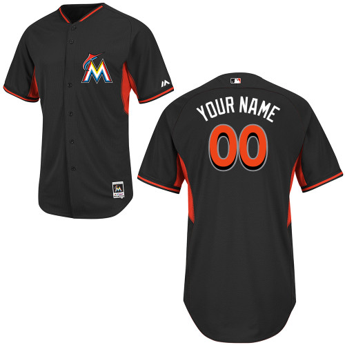 Customized Miami Marlins Baseball Jersey-Women's Stitched Black Cool Base BP MLB Jersey,We sell and wholesale Customized Miami Marlins Baseball Jersey-Women's Stitched Black Cool Base BP MLB Jersey on line form chian!