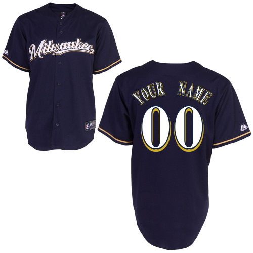 Customized Milwaukee Brewers Baseball Jersey-Women's Stitched 2014 Dark Blue Cool Base BP MLB Jersey,We sell and wholesale Customized Milwaukee Brewers Baseball Jersey-Women's Stitched 2014 Dark Blue Cool Base BP MLB Jersey on line form chian!