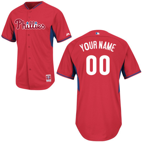 Customized Philadelphia Phillies MLB Jersey-Men's Stitched 2014 Red Cool Base BP Baseball Jersey,We sell and wholesale Customized Philadelphia Phillies MLB Jersey-Men's Stitched 2014 Red Cool Base BP Baseball Jersey on line form chian!
