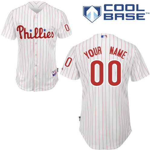 Customized Philadelphia Phillies MLB Jersey-Men's Stitched Home White Cool Base Baseball Jersey,We sell and wholesale Customized Philadelphia Phillies MLB Jersey-Men's Stitched Home White Cool Base Baseball Jersey on line form chian!