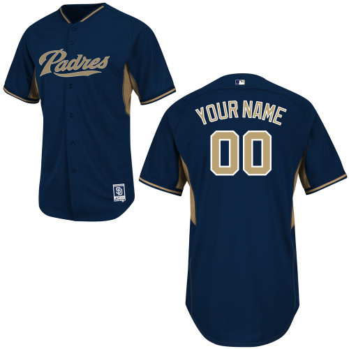 Customized San Diego Padres Baseball Jersey-Women's Stitched 2014 Cool Base BP Dark Blue MLB Jersey,We sell and wholesale Customized San Diego Padres Baseball Jersey-Women's Stitched 2014 Cool Base BP Dark Blue MLB Jersey on line form chian!