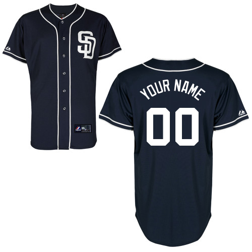 Customized San Diego Padres Baseball Jersey-Women's Stitched Alternate Dark Blue Cool Base MLB Jersey,We sell and wholesale Customized San Diego Padres Baseball Jersey-Women's Stitched Alternate Dark Blue Cool Base MLB Jersey on line form chian!