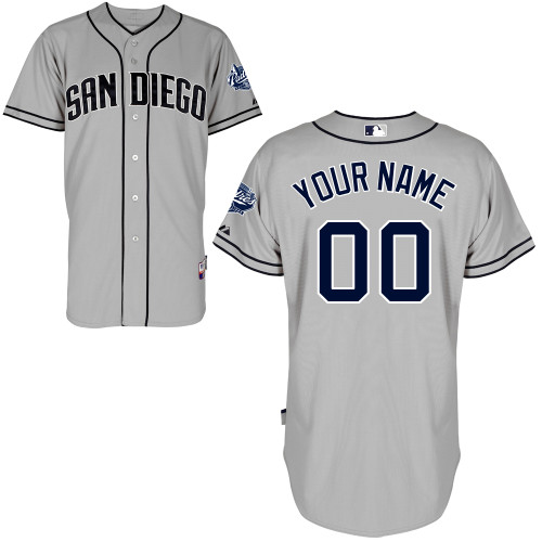Customized San Diego Padres MLB Jersey-Men's Stitched Road Gray Cool Base Baseball Jersey,We sell and wholesale Customized San Diego Padres MLB Jersey-Men's Stitched Road Gray Cool Base Baseball Jersey on line form chian!