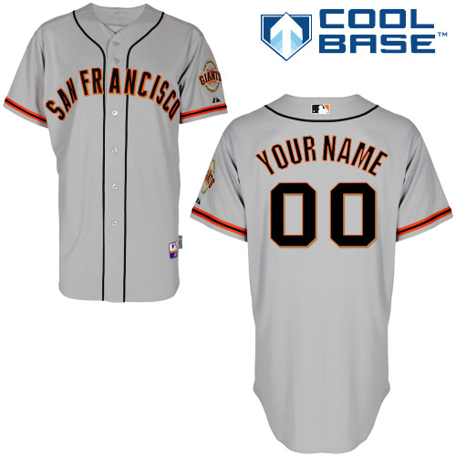 Customized San Francisco Giants MLB Jersey-Men's Stitched Road Gray Cool Base Baseball Jersey,We sell and wholesale Customized San Francisco Giants MLB Jersey-Men's Stitched Road Gray Cool Base Baseball Jersey on line form chian!