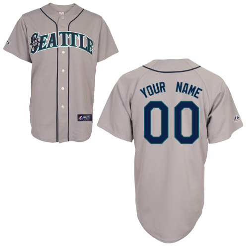 Customized Seattle Mariners Baseball Jersey-Women's Stitched Road Gray Cool Base MLB Jersey,We sell and wholesale Customized Seattle Mariners Baseball Jersey-Women's Stitched Road Gray Cool Base MLB Jersey on line form chian!