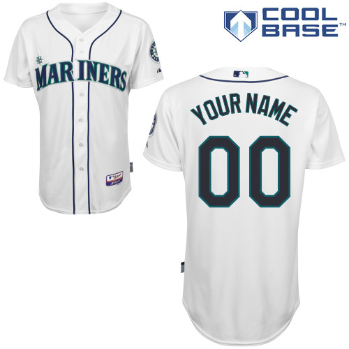 Customized Seattle Mariners MLB Jersey-Men's Stitched Home White Cool Base Baseball Jersey,We sell and wholesale Customized Seattle Mariners MLB Jersey-Men's Stitched Home White Cool Base Baseball Jersey on line form chian!