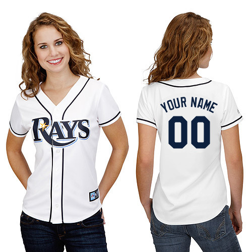 Customized Tampa Bay Rays Baseball Jersey-Women's Stitched Home White Cool Base MLB Jersey,We sell and wholesale Customized Tampa Bay Rays Baseball Jersey-Women's Stitched Home White Cool Base MLB Jersey on line form chian!