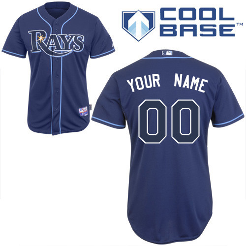 Customized Tampa Bay Rays MLB Jersey-Men's Stitched Alternate Dark Blue Cool Base Baseball Jersey,We sell and wholesale Customized Tampa Bay Rays MLB Jersey-Men's Stitched Alternate Dark Blue Cool Base Baseball Jersey on line form chian!