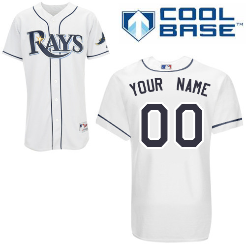 Customized Tampa Bay Rays MLB Jersey-Men's Stitched Home White Cool Base Baseball Jersey,We sell and wholesale Customized Tampa Bay Rays MLB Jersey-Men's Stitched Home White Cool Base Baseball Jersey on line form chian!