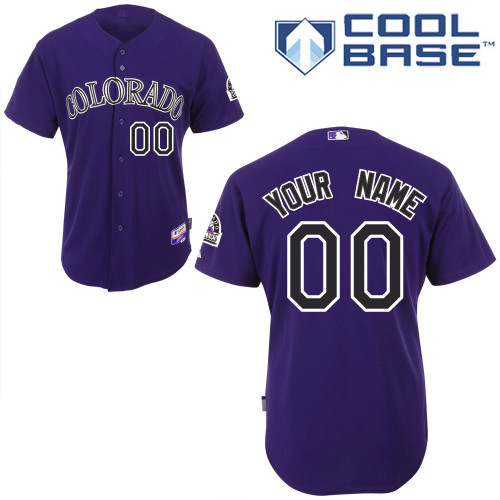 Customized Youth MLB Jersey-Colorado Rockies Stitched Alternate Purple Cool Base Baseball Jersey,We sell and wholesale Customized Youth MLB Jersey-Colorado Rockies Stitched Alternate Purple Cool Base Baseball Jersey on line form chian!