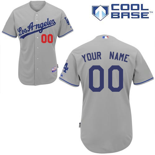 Customized Youth MLB Jersey-Los Angeles Dodgers Stitched Road Gray Cool Base Baseball Jersey,We sell and wholesale Customized Youth MLB Jersey-Los Angeles Dodgers Stitched Road Gray Cool Base Baseball Jersey on line form chian!