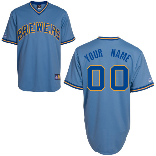 Customized Youth MLB Jersey-Milwaukee Brewers Stitched Blue Baseball Jersey,We sell and wholesale Customized Youth MLB Jersey-Milwaukee Brewers Stitched Blue Baseball Jersey on line form chian!