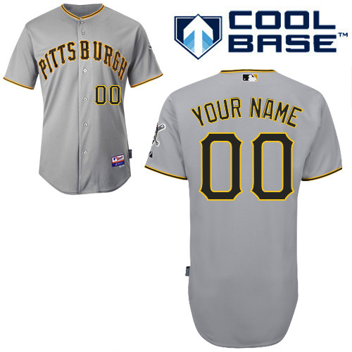 Customized Youth MLB Jersey-Pittsburgh Pirates Stitched Road Gray Cool Base Baseball Jersey,We sell and wholesale Customized Youth MLB Jersey-Pittsburgh Pirates Stitched Road Gray Cool Base Baseball Jersey on line form chian!
