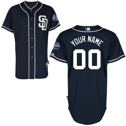 Customized Youth MLB Jersey-San Diego Padres Stitched Alternate Dark Blue Cool Base Baseball Jersey,We sell and wholesale Customized Youth MLB Jersey-San Diego Padres Stitched Alternate Dark Blue Cool Base Baseball Jersey on line form chian!
