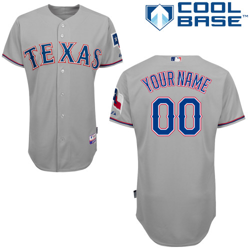 Customized Youth MLB Jersey-Texas Rangers Stitched Road Gray Cool Base Baseball Jersey,We sell and wholesale Customized Youth MLB Jersey-Texas Rangers Stitched Road Gray Cool Base Baseball Jersey on line form chian!