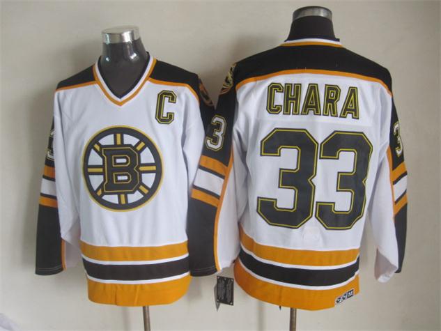 Boston Bruins #33 Zdeno Chara White CCM Throwback Jerseys,We sell and wholesale Boston Bruins #33 Zdeno Chara White CCM Throwback Jerseys on line form chian!