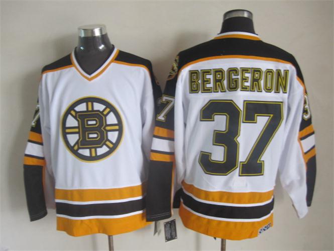 Boston Bruins #37 Patrice Bergeron White CCM Throwback Jerseys,We sell and wholesale Boston Bruins #37 Patrice Bergeron White CCM Throwback Jerseys on line form chian!
