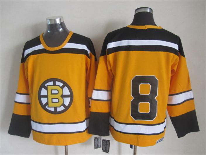 Boston Bruins #8 Cam Neely Yellow CCM Throwback Jerseys,We sell and wholesale Boston Bruins #8 Cam Neely Yellow CCM Throwback Jerseys on line form chian!