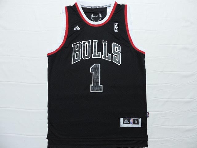 Chicago Bulls #1 Derrick Rose Black Fashion Jerseys,We sell and wholesale Chicago Bulls #1 Derrick Rose Black Fashion Jerseys on line form chian!