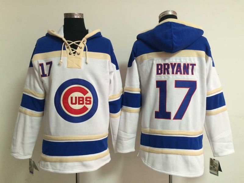 Chicago Cubs #17 Bryant White Hoodie,We sell and wholesale Chicago Cubs #17 Bryant White Hoodie on line form chian!
