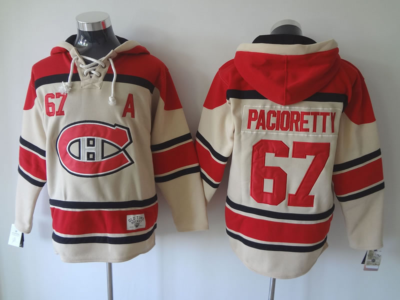 Montreal Canadiens #67 Max Pacioretty Cream Hoodie,We sell and wholesale Montreal Canadiens #67 Max Pacioretty Cream Hoodie on line form chian!