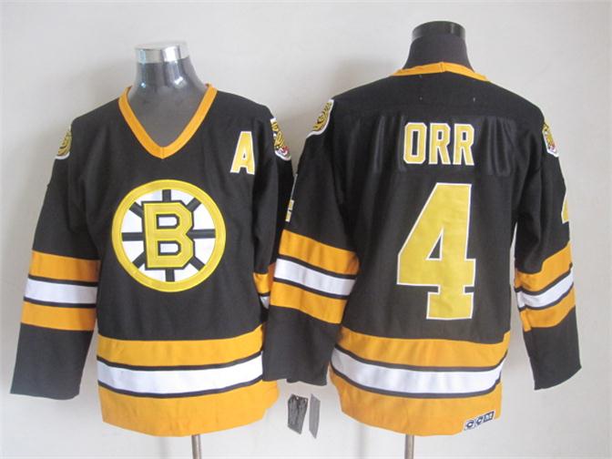 Boston Bruins #4 Bobby Orr Black CCM Throwback Jerseys,We sell and wholesale Boston Bruins #4 Bobby Orr Black CCM Throwback Jerseys on line form chian!
