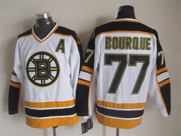 Boston Bruins #77 Ray Bourque White CCM Throwback Jerseys,We sell and wholesale Boston Bruins #77 Ray Bourque White CCM Throwback Jerseys on line form chian!