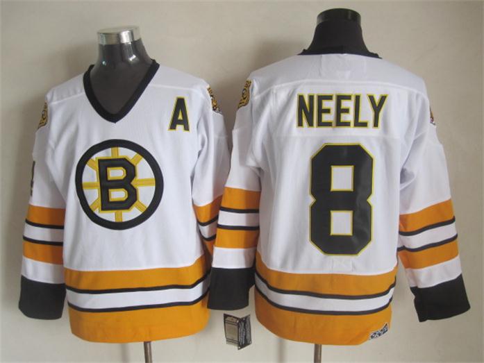 Boston Bruins #8 Cam Neely White Throwback CCM Jerseys,We sell and wholesale Boston Bruins #8 Cam Neely White Throwback CCM Jerseys on line form chian!