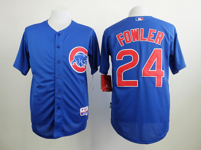 Chicago Cubs #24 Fowler Blue Cool Base Jersey,We sell and wholesale Chicago Cubs #24 Fowler Blue Cool Base Jersey on line form chian!