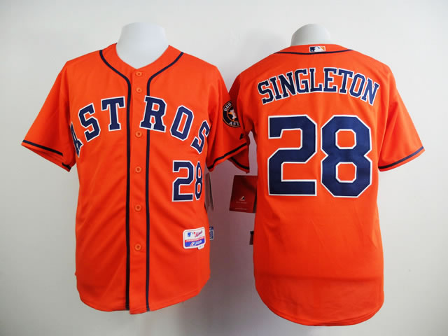 Houston Astros #28 Singleton Orange Cool Base Jersey,We sell and wholesale Houston Astros #28 Singleton Orange Cool Base Jersey on line form chian!