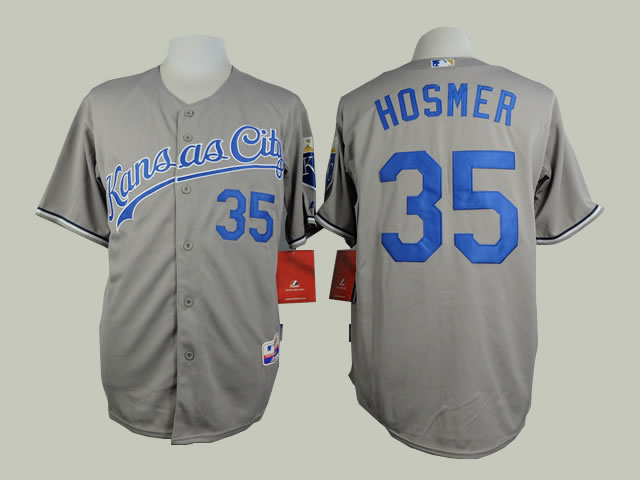 Kansas City Royals #35 Eric Hosmer Gray Jersey,We sell and wholesale Kansas City Royals #35 Eric Hosmer Gray Jersey on line form chian!